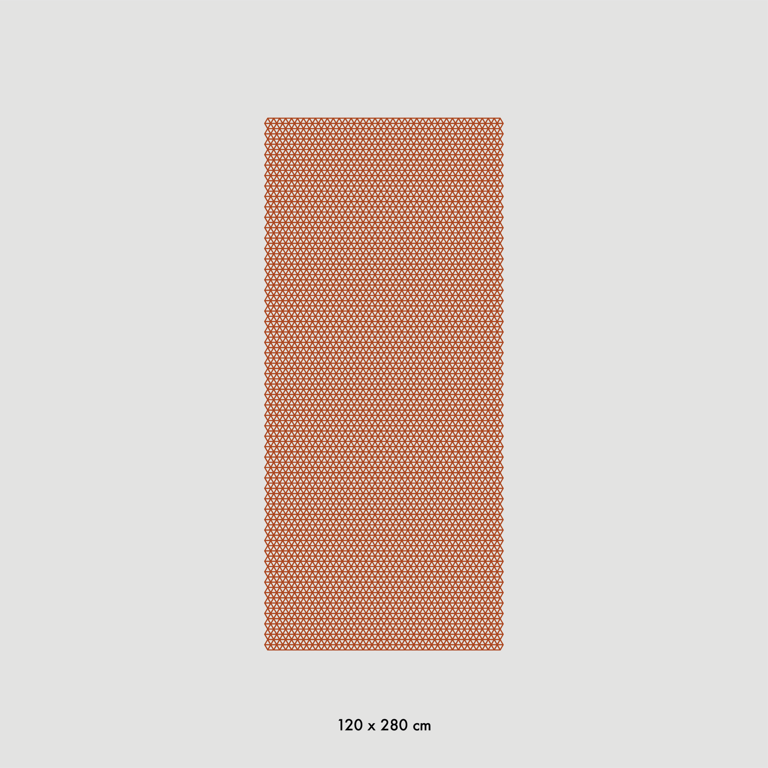 Triangle brown - 4 sizes 