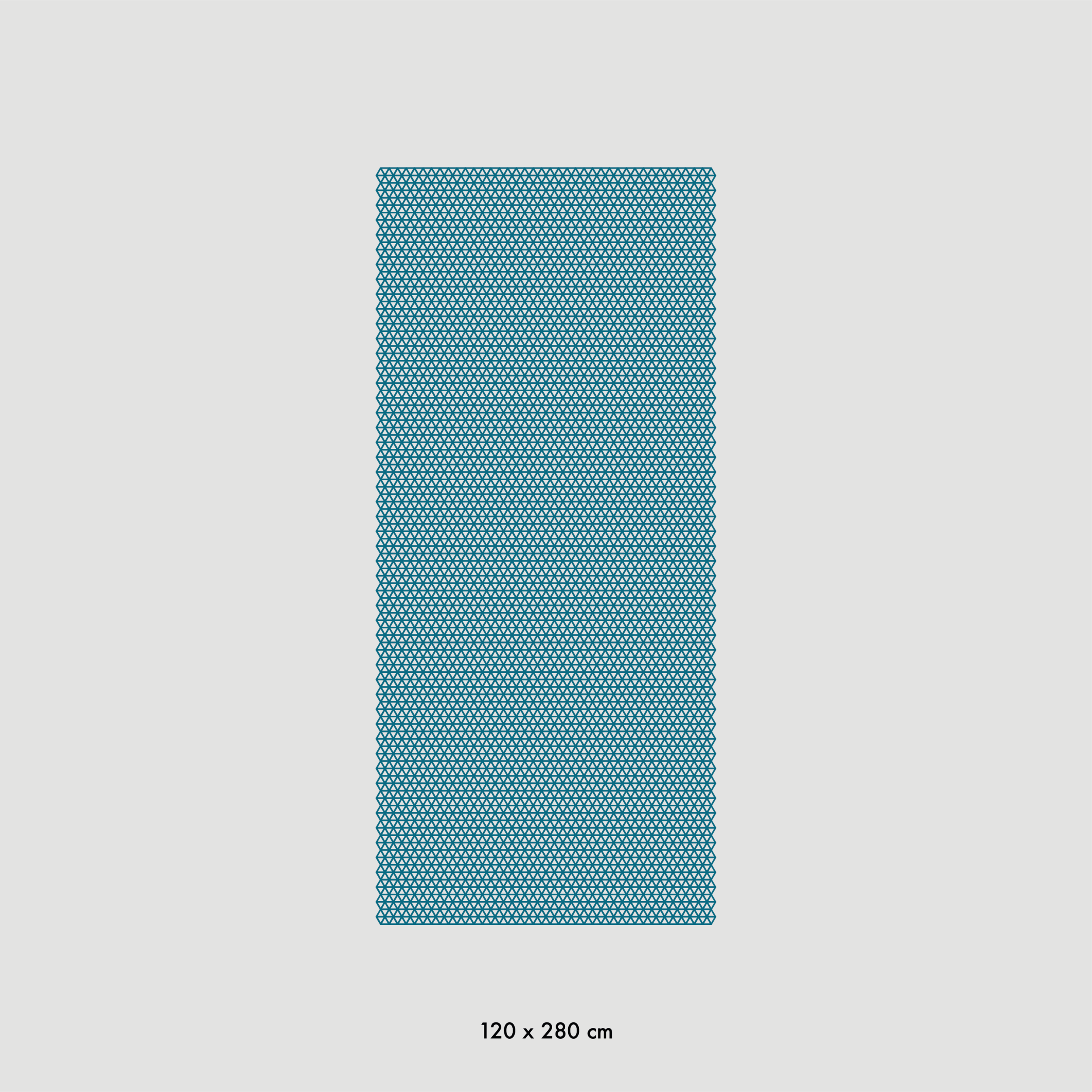 Triangle sky blue - 4 sizes